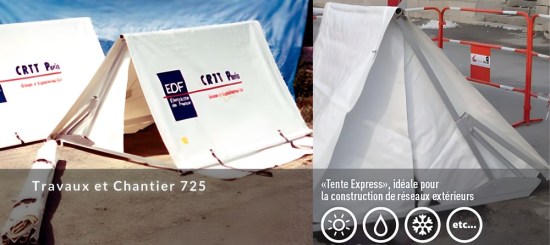 Tente Express - Travaux et Chantier-725